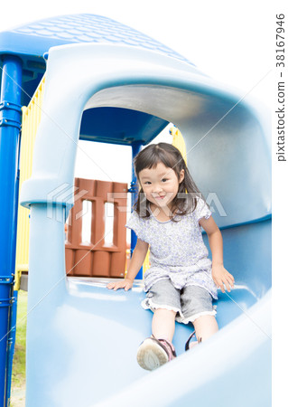 Children playing with playthings 38167946