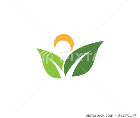 Leaf ecology nature Logo Template 38170174