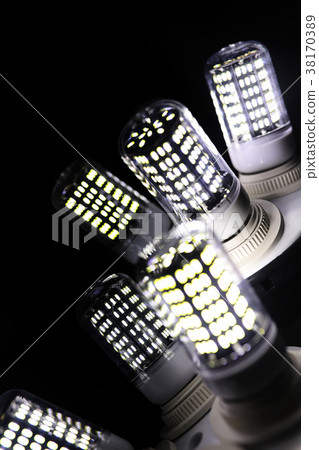 LED elements in the lamp. Lamps with diodes. Many 38170389