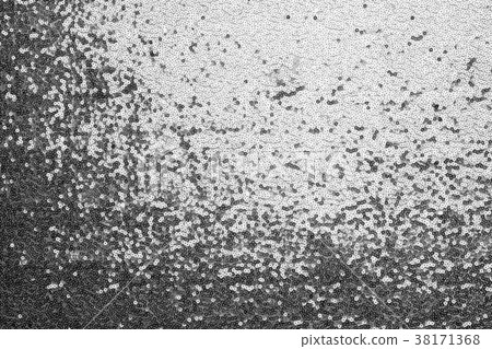 Gray colorless background of sequined fabric with 38171368