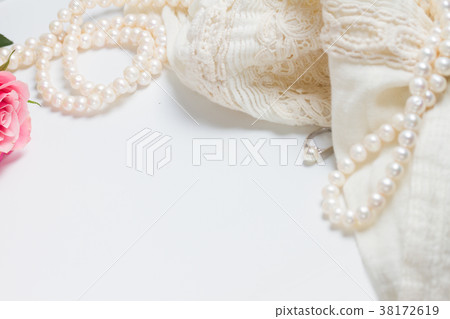 Female accessories on white 38172619