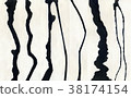 Ink strokes collection isolated 38174154