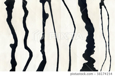 Ink strokes collection isolated Ink strokes collection isolated 38174154