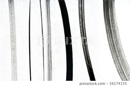 Set of brush strokes. Grunge handmade lines Set of brush strokes. Grunge handmade lines 38174155