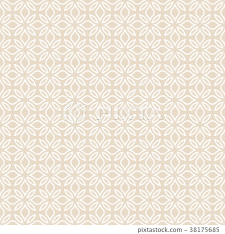 Flower geometric pattern. Seamless vector - Stock Illustration ...