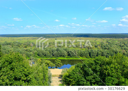 wild landscape from a bird's-eye view 38176629