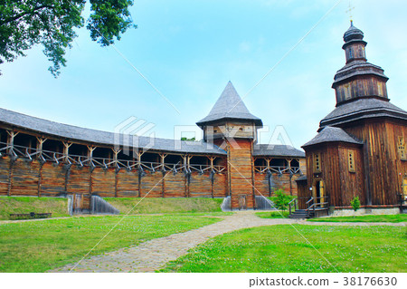 Ancient Slavonic fortress in Baturyn town 38176630