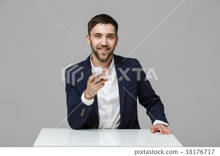 Business Concept - Portrait Handsome Business man Business Concept - Portrait Handsome Business man 38176717