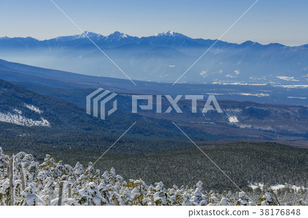 從山頂看到的南阿爾卑斯山 38176848