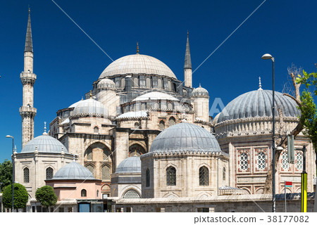 The Sehzade Mosque in Istanbul. 38177082