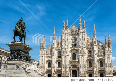 Milan Cathedral, or Duomo, in Milan, Italy Milan Cathedral, or Duomo, in Milan, Italy 38177109