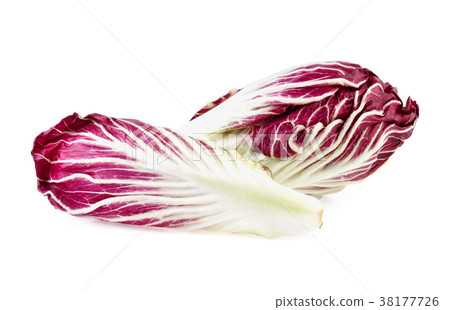 Radicchio or red salad isolated on white Radicchio or red salad isolated on white 38177726