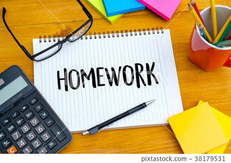 book top view Conceptual of homewor School book top view Conceptual of homewor School 38179531