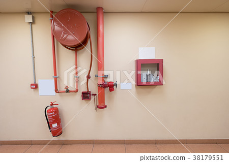 Fire extinguisher in the operating tairwell fire Fire extinguisher in the operating tairwell fire 38179551