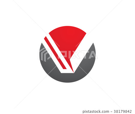 V Letter Logo Template vector 38179842