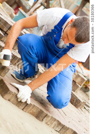 laying paving slabs on city square, repairing laying paving slabs on city square, repairing 38180366