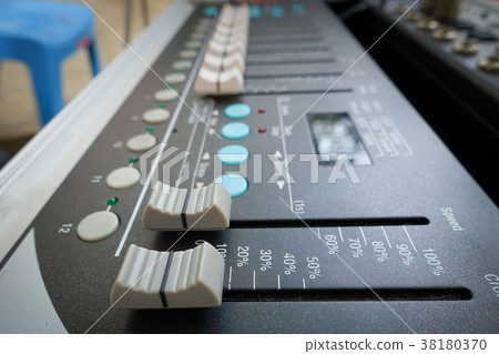 Sound mixing console or Sound mixer controller. 38180370