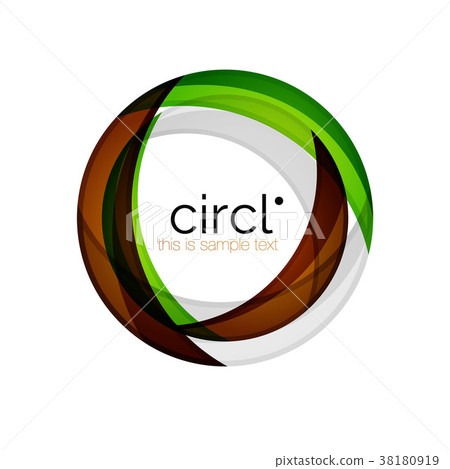 Clean professional colorful circle business icon Clean professional colorful circle business icon 38180919