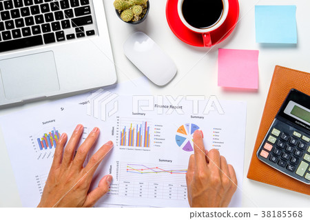 Businessman hand working Businessman hand working 38185568