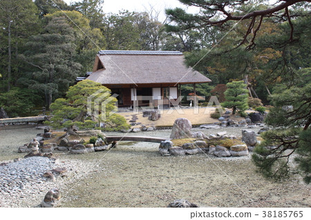 Katsura Rikyu garden in winter Song Shingitei Kyoto Katsura Rikyu garden in winter Song Shingitei Kyoto 38185765