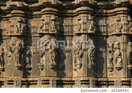 Kopeshwar temple. Carved exterior view. Khidrapur Kopeshwar temple. Carved exterior view. Khidrapur 38186483