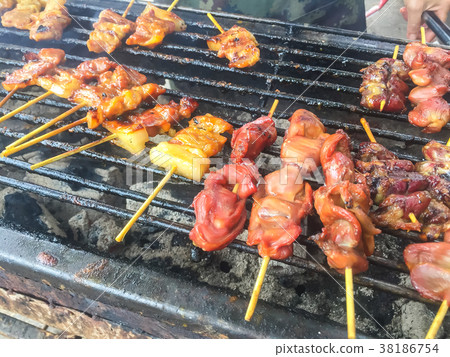 Barbecue with Arrosticini Barbecue with Arrosticini 38186754