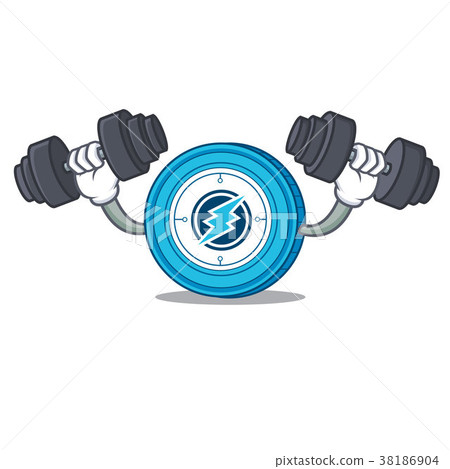 Fitness Electroneum coin chracter cartoon Fitness Electroneum coin chracter cartoon 38186904
