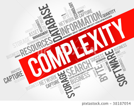 Complexity word cloud collage 38187054