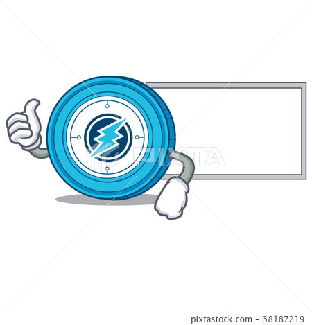 Thumbs up with board Electroneum coin chracter Thumbs up with board Electroneum coin chracter 38187219