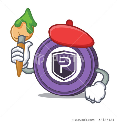Artist Pivx coin character cartoon Artist Pivx coin character cartoon 38187483