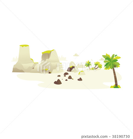 Vector flat travelling beach vacation symbols icon Vector flat travelling beach vacation symbols icon 38190730