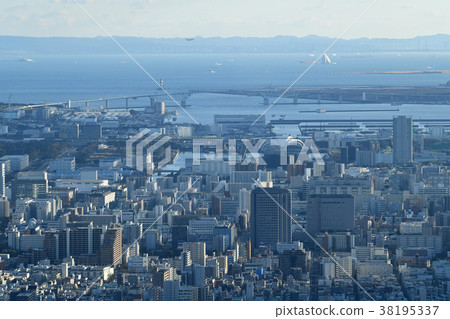  日本的東京都市風景“我想看東京港，東京灣等” 38195337