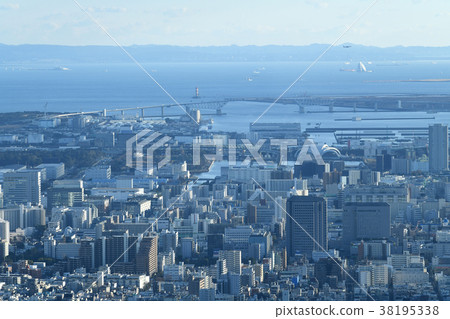  日本的東京都市風景“我想看東京港，東京灣等” 38195338