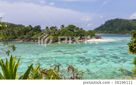 Port Glaud lagoon on Mahe Seychelles Port Glaud lagoon on Mahe Seychelles 38196111