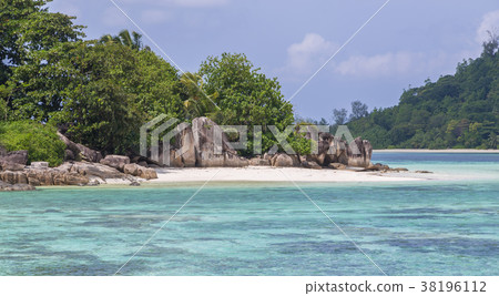 Port Glaud lagoon on Mahe Seychelles 38196112