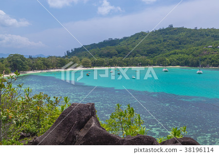 Port Launay Lagoon on Mahe Seychelles Port Launay Lagoon on Mahe Seychelles 38196114
