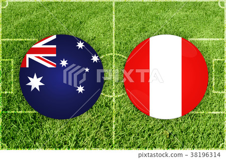 Australia vs Peru football match 38196314