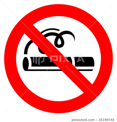 No smoking red sign 38196548