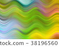 Abstract wave motion multicolor background 38196560
