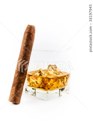 Whiskey with ice Whiskey with ice 38197945