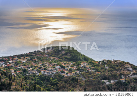 sunset on the sea sunset on the sea 38199005