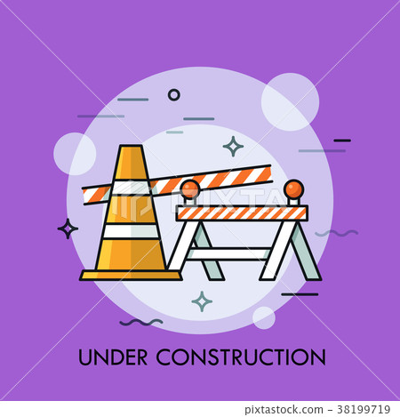 Traffic cone, road safety barrier and restrictive 38199719