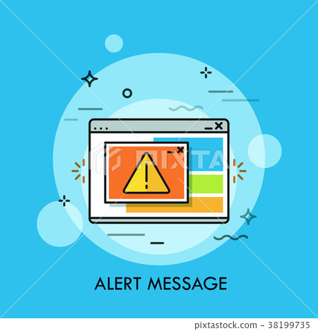 Program window displaying exclamation mark inside Program window displaying exclamation mark inside 38199735