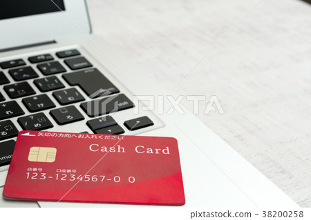 現金卡和計算機圖像 現金卡和計算機圖像 38200258