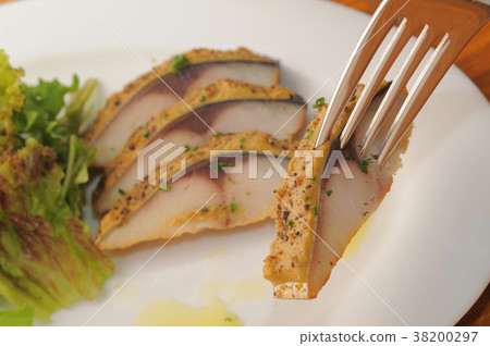Grilled miso paste with mackerel Grilled miso paste with mackerel 38200297