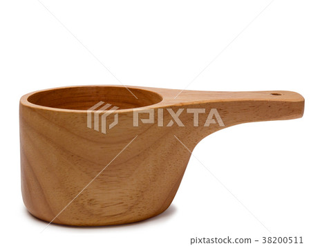 Wooden bowl isolated on white background. Wooden bowl isolated on white background. 38200511