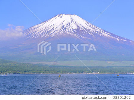 Spring landscape from the shores of Lake Yamanaka-777478 Spring landscape from the shores of Lake Yamanaka-777478 38201262