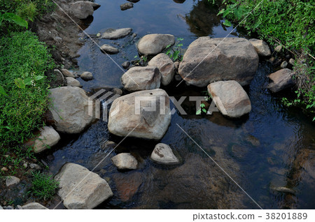 Mountain stream forest 38201889