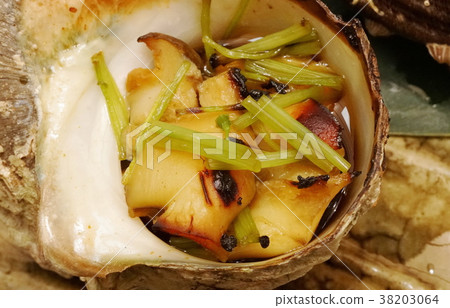 Sazae三文魚烤照片 38203064