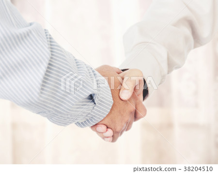 Two businessman shaking hands 38204510